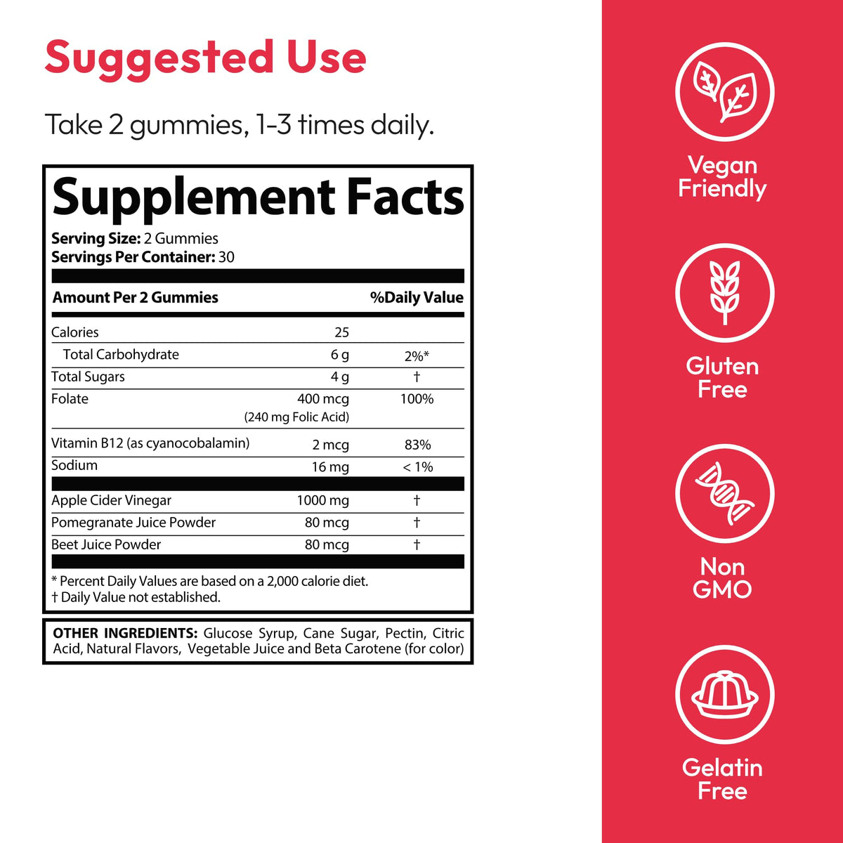 Keto ACV Gummies 1000 mg 60 Count Pack of 2 Vegan Gluten Free P129