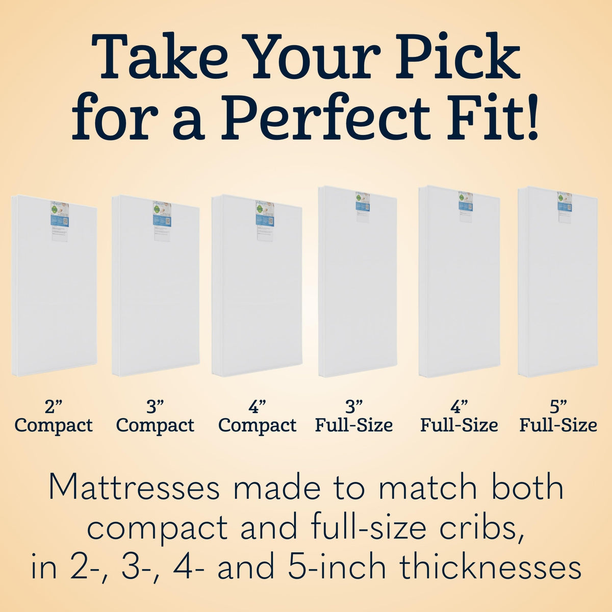 3" Foam Baby Crib Mattress N855