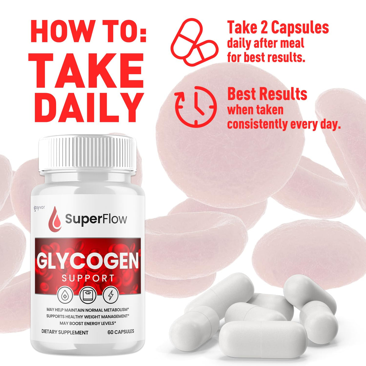 Glycogen Support Supplement Formula 300 Capsules T6858