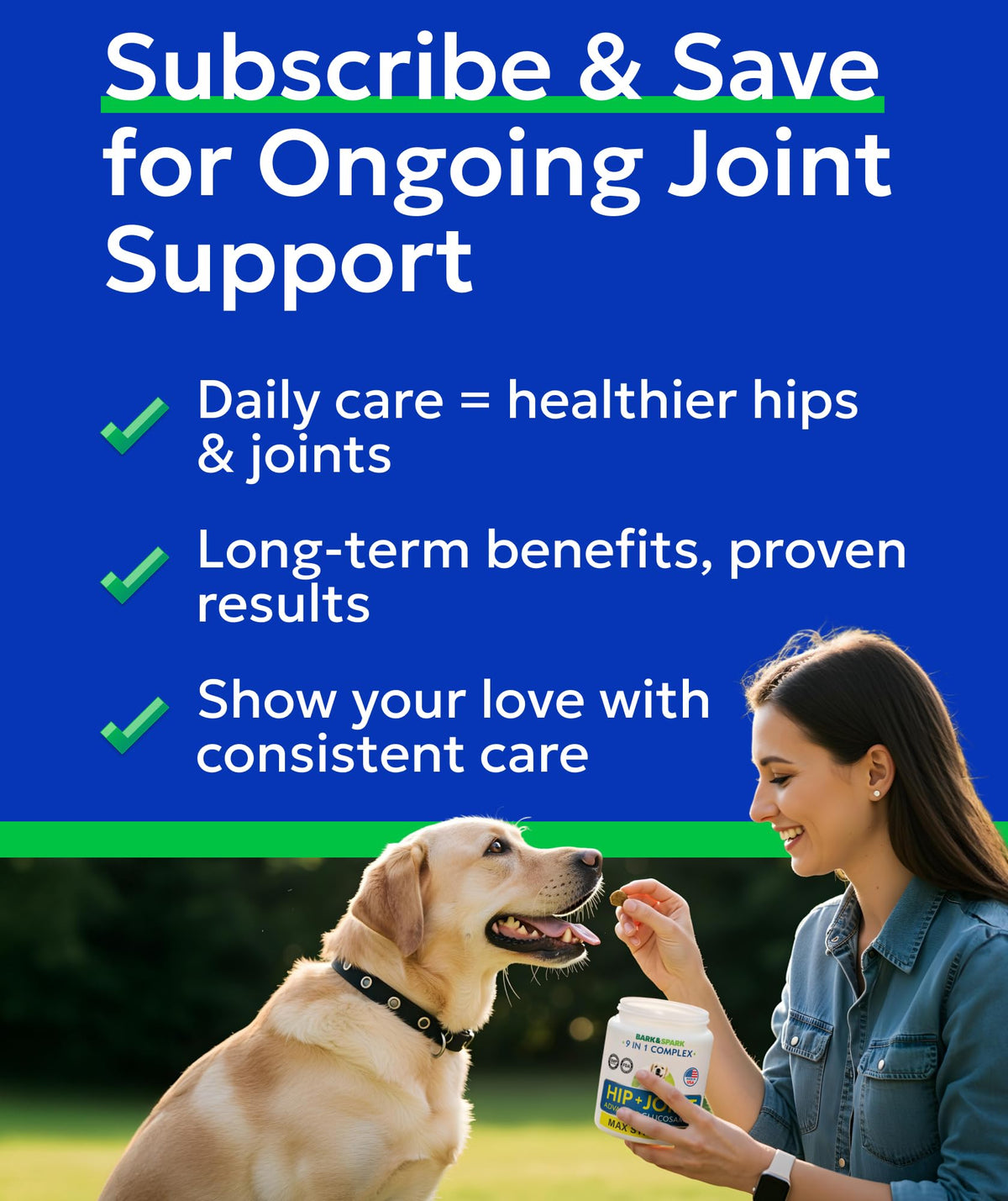 Glucosamine Chondroitin Hip Joint Supplement Chew J6436