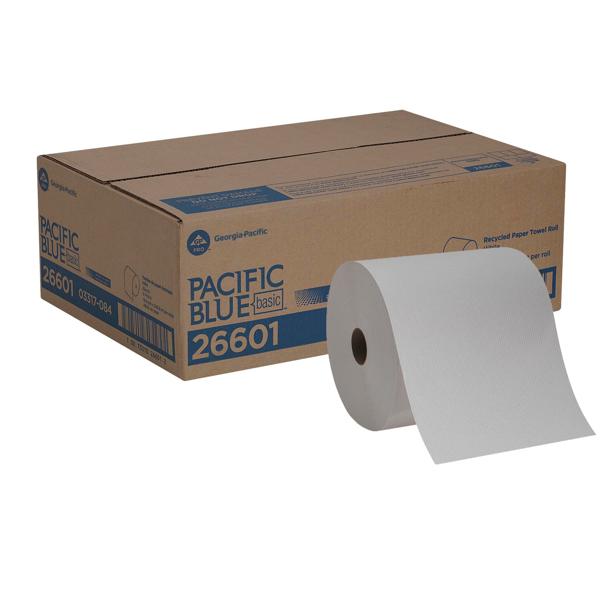 White Recycled Paper Towel Rolls O37431