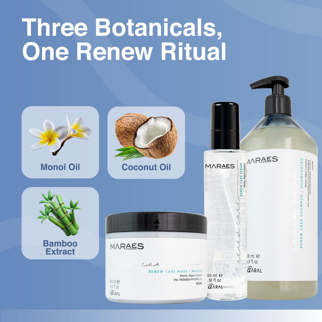 Vegan Shampoo, Mask & Serum 3-Piece Set D83556