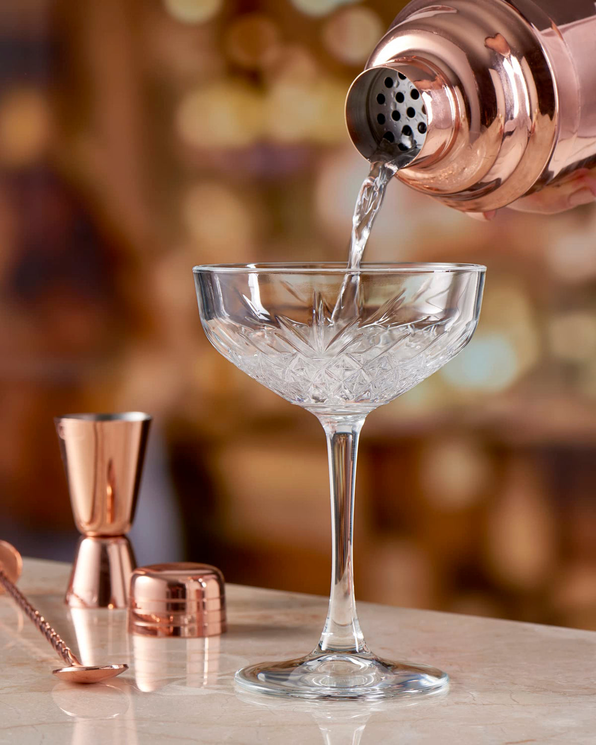 Set Of 4 Coupe Cocktail Glasses 8.6 oz C1029