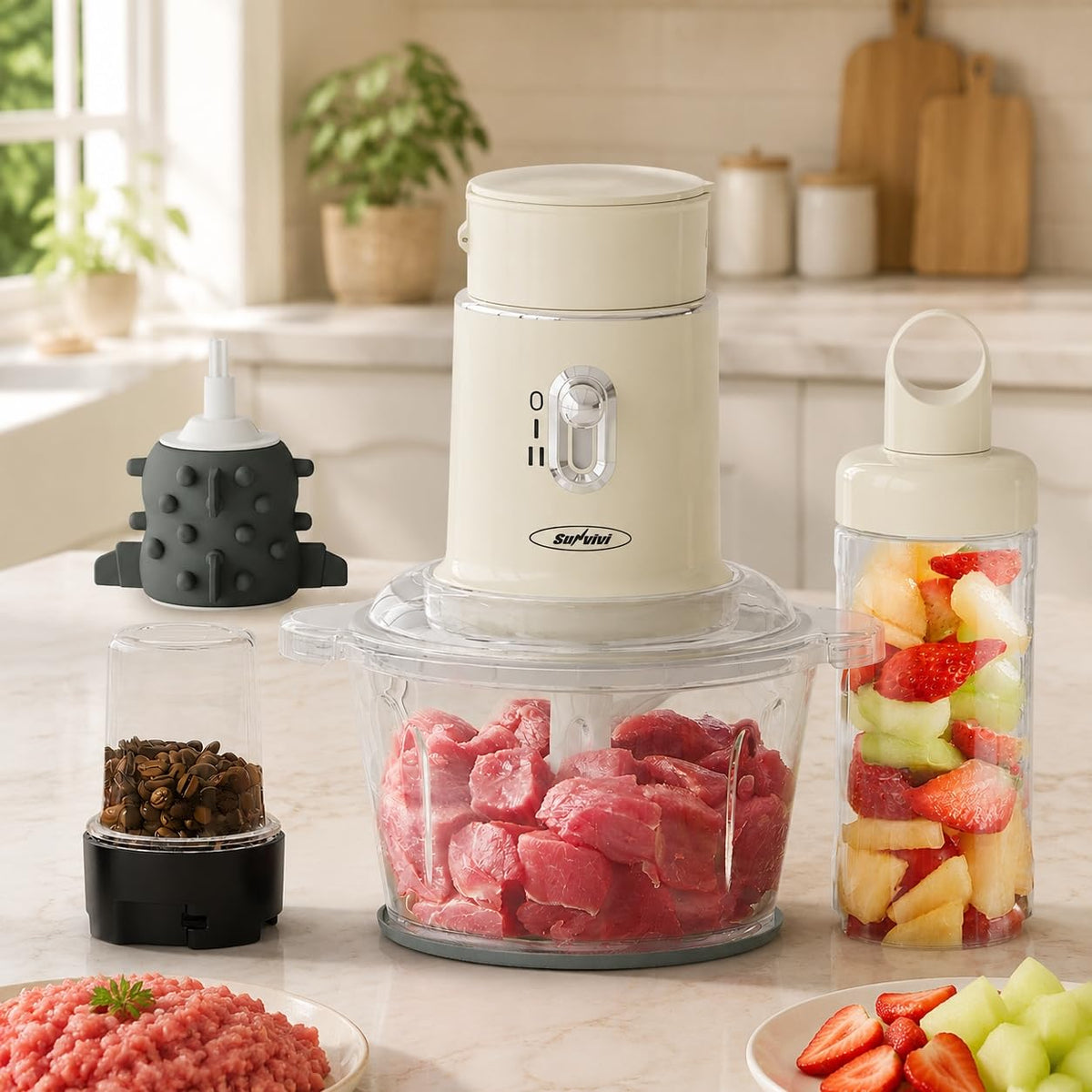 4-in-1 Electric Food Chopper & Small Food Processor S995320