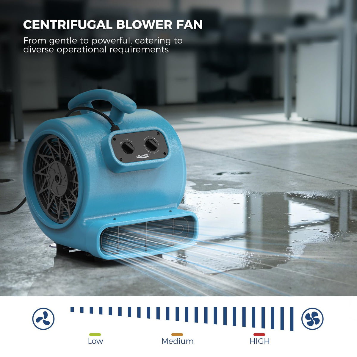 3 Speed Floor Drying Fan H572