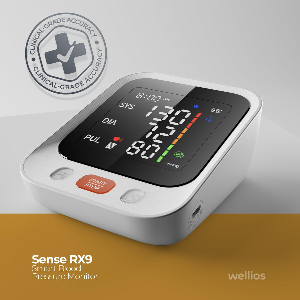 Upper Arm Blood Pressure Monitor with Large Cuff and Backlit Display K103