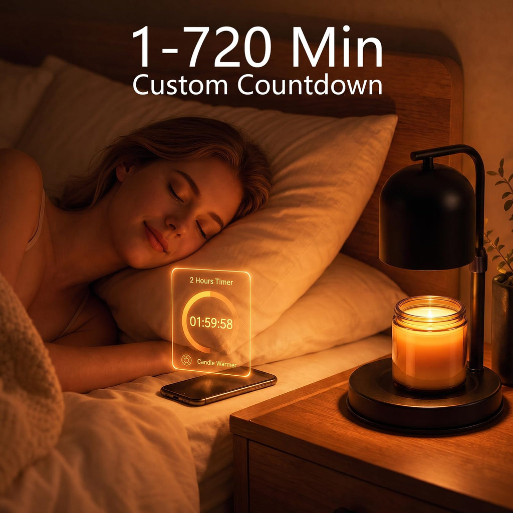 Adjustable Height App Controlled Candle Warmer Lamp with Timer B8228