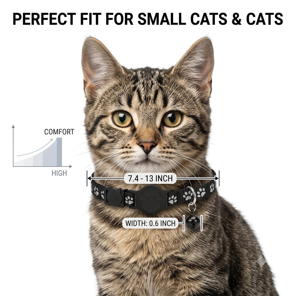 Waterproof QR Code GPS Cat Collar N599
