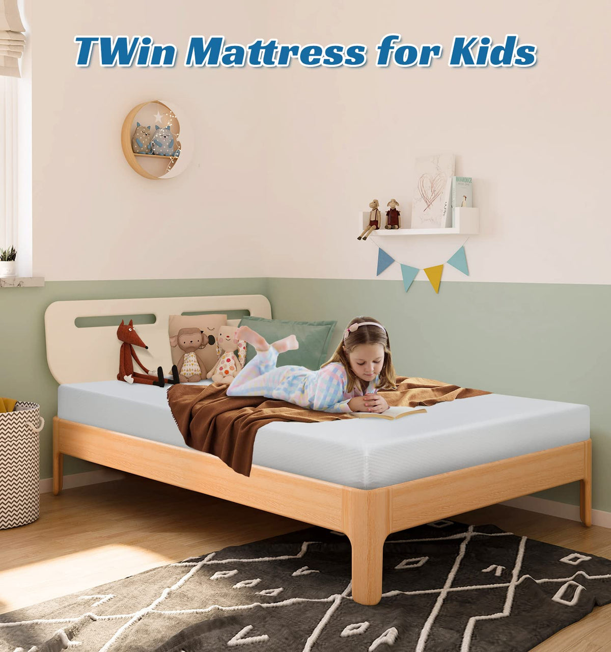 Twin Size 6 Inch Gel Memory Foam Mattress T797