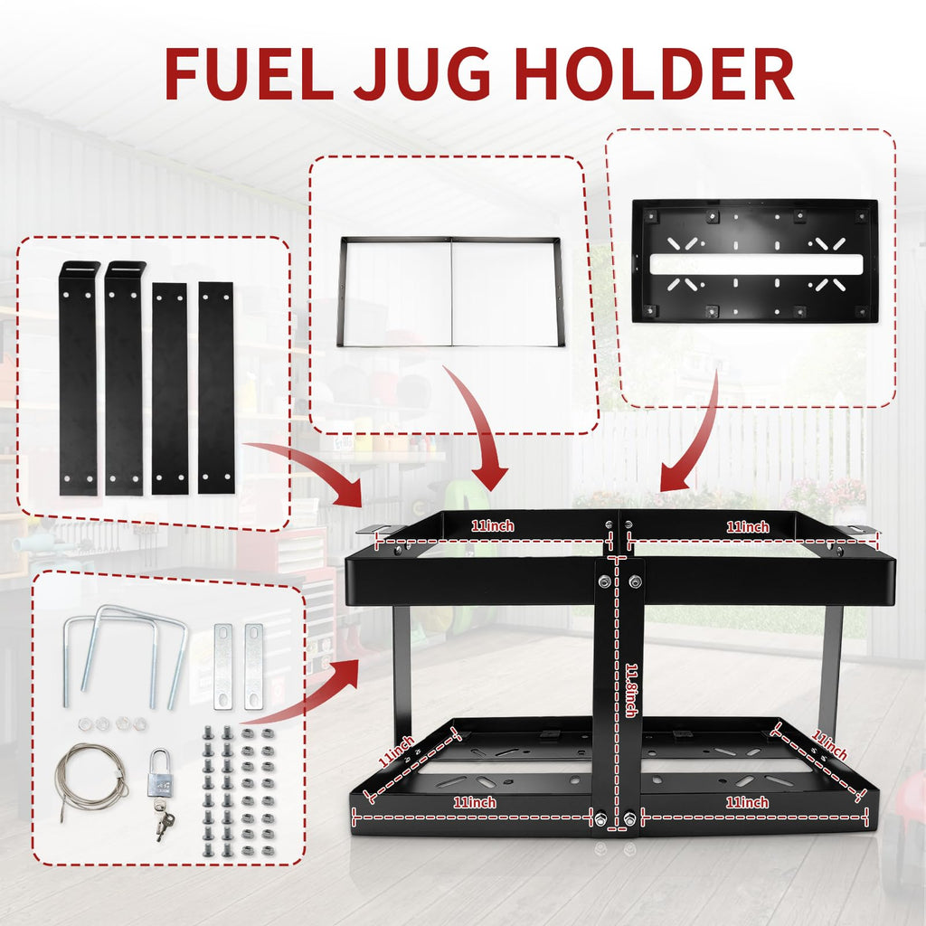Black Fuel Jug Holder E81313