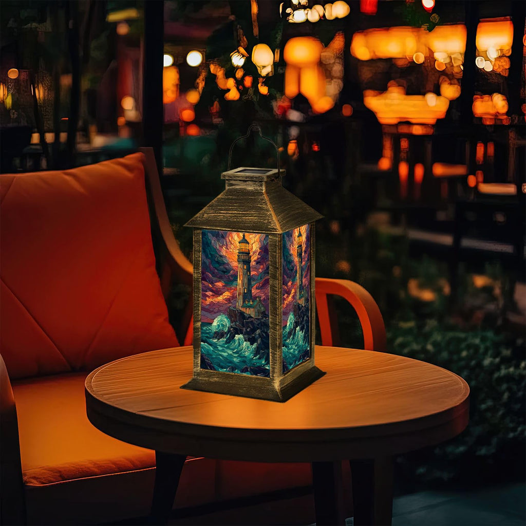 Solar Powered Waterproof Outdoor Hanging Lantern J311716