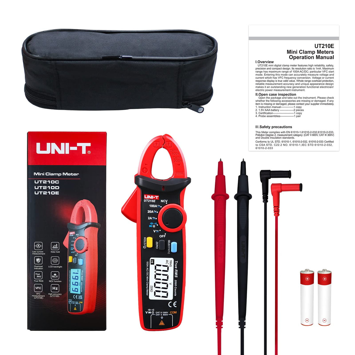 Digital Clamp Meter Multimeter D4012