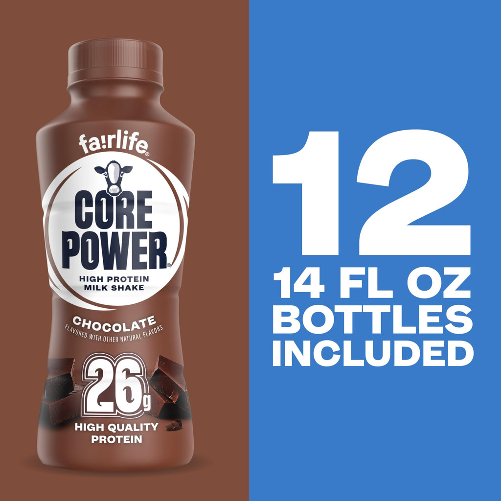 26g Protein Chocolate Milk Shakes 14 Fl Oz (Pack of 12) G303