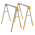 2 Pack Adjustable Height Steel Sawhorse D7379