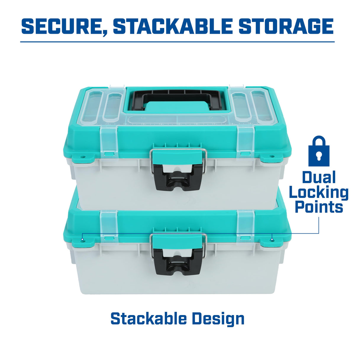 13" Tackle Box with Lift Out Tray F972