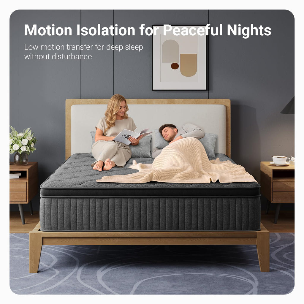 10 Inch Full Size Medium Firm Hybrid Mattress L84834