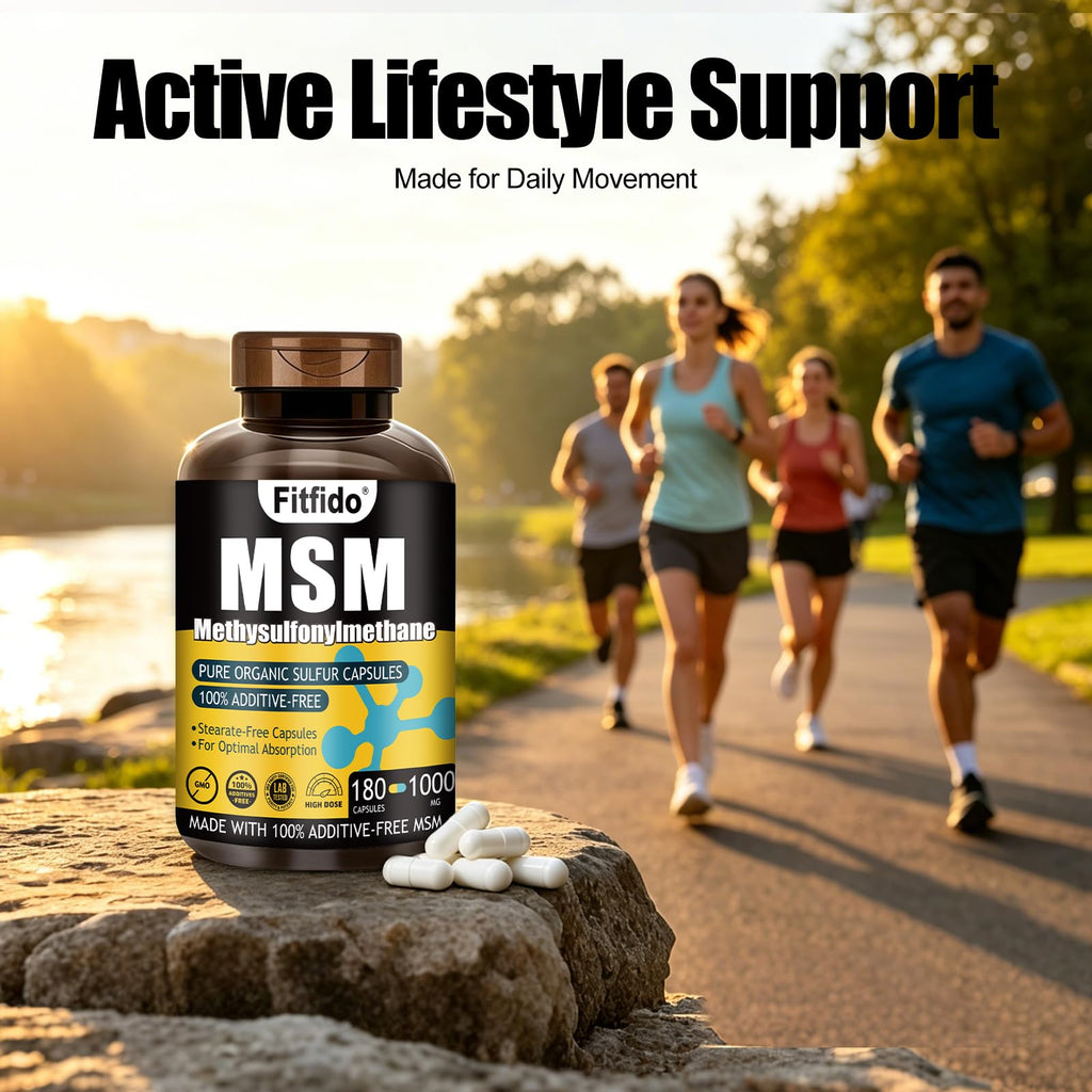 MSM Capsules 1000mg 180 Count T4696