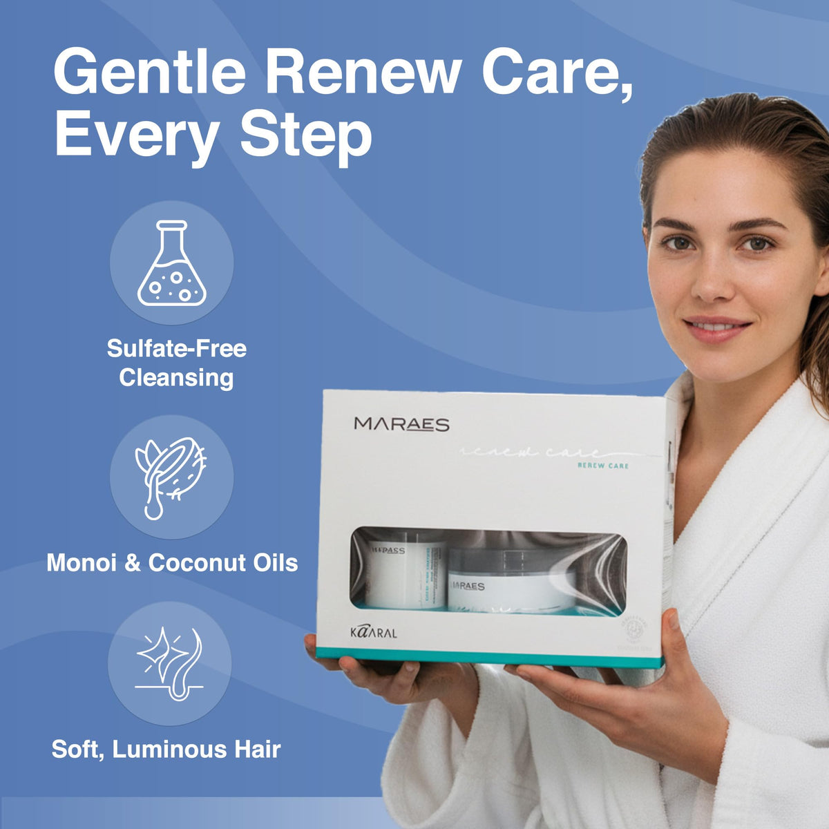 Vegan Shampoo, Mask & Serum 3-Piece Set D83556