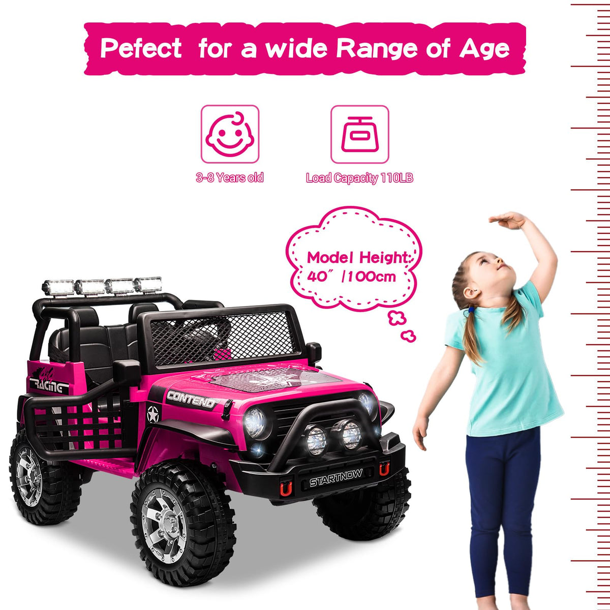 2 Seater Electric Car for Kids with Parent Remote S457