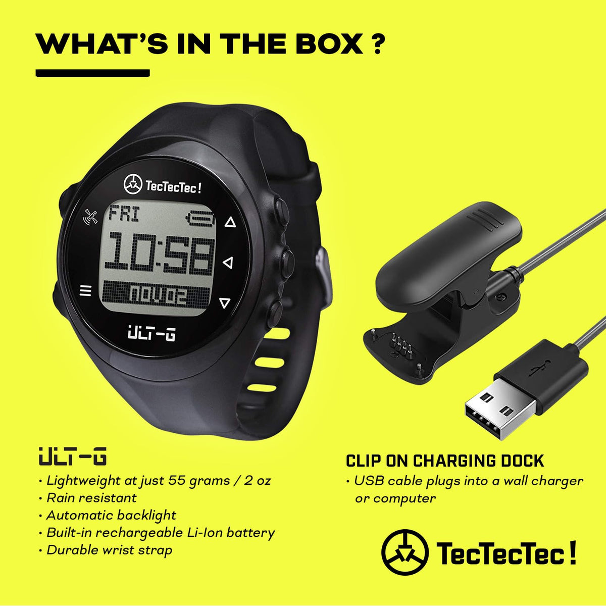 Golf GPS Watch Black C66692