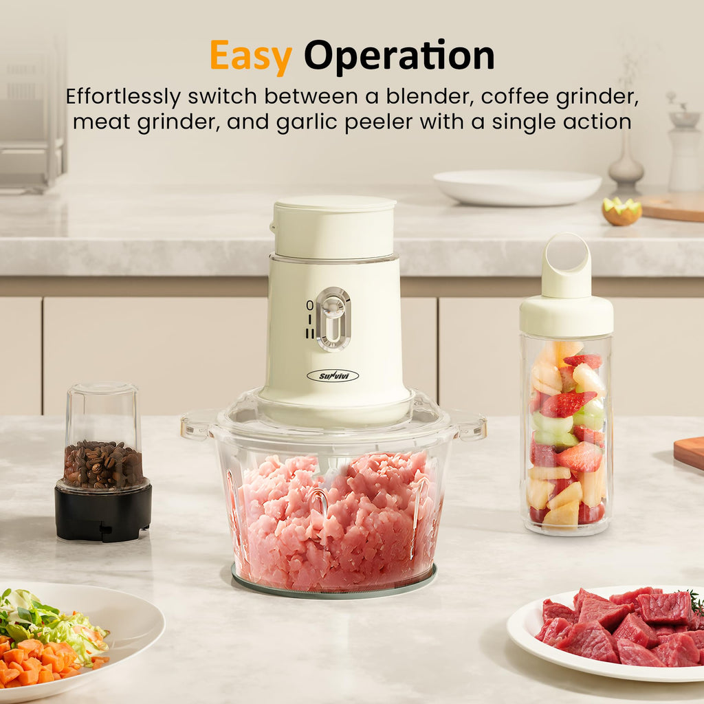 4-in-1 Electric Food Chopper & Small Food Processor S995320