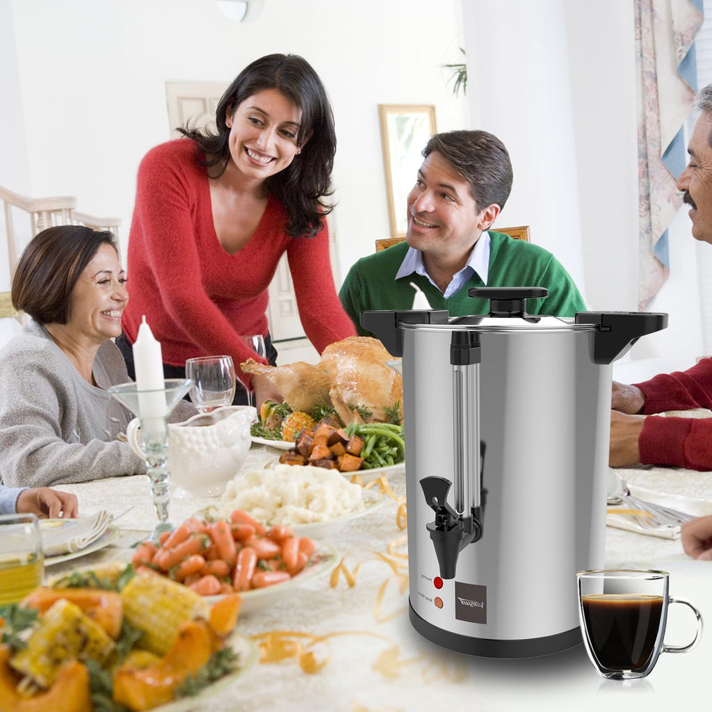 32-Cup Stainless Steel Electric Coffee Urn D4799