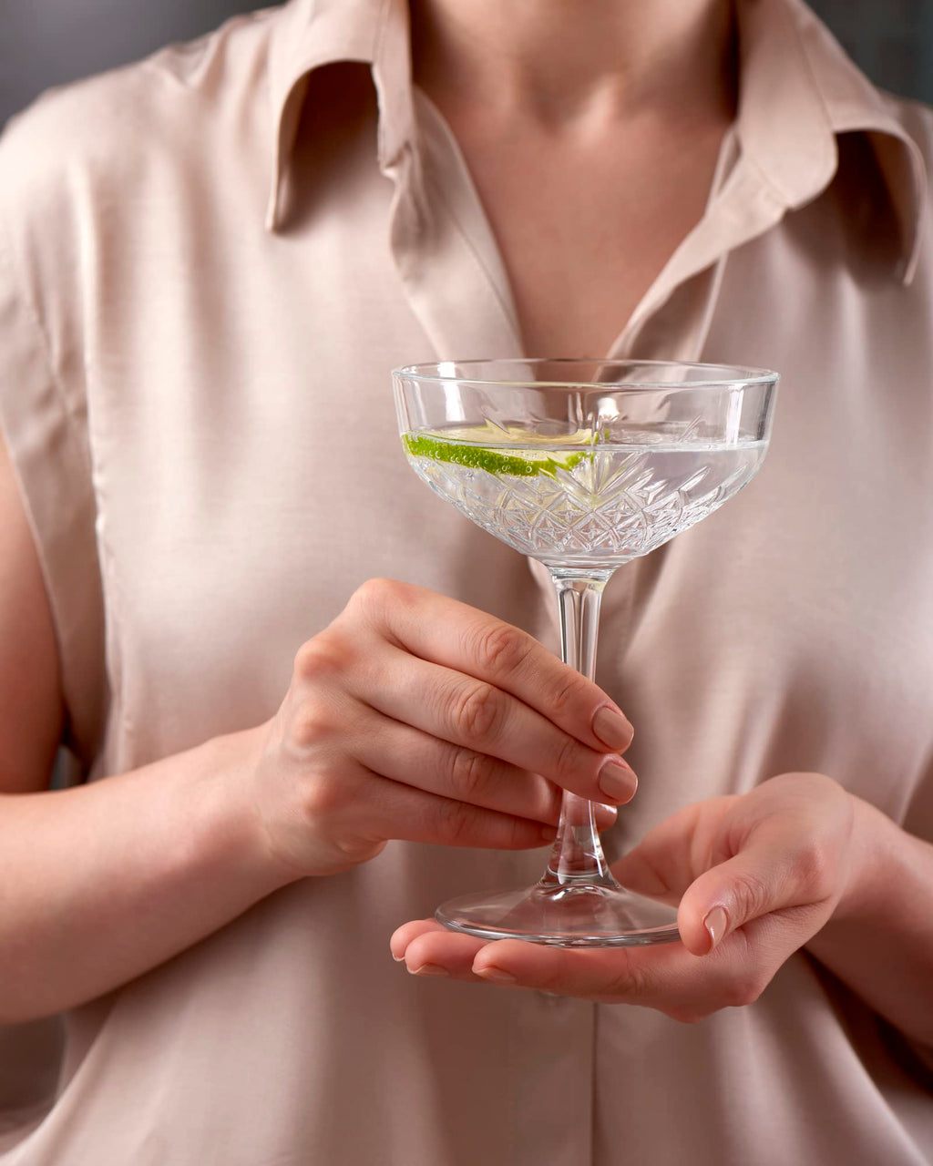 Set Of 4 Coupe Cocktail Glasses 8.6 oz C1029