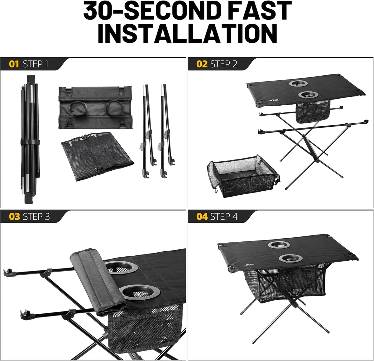 Portable Folding Camping Side Table H831372