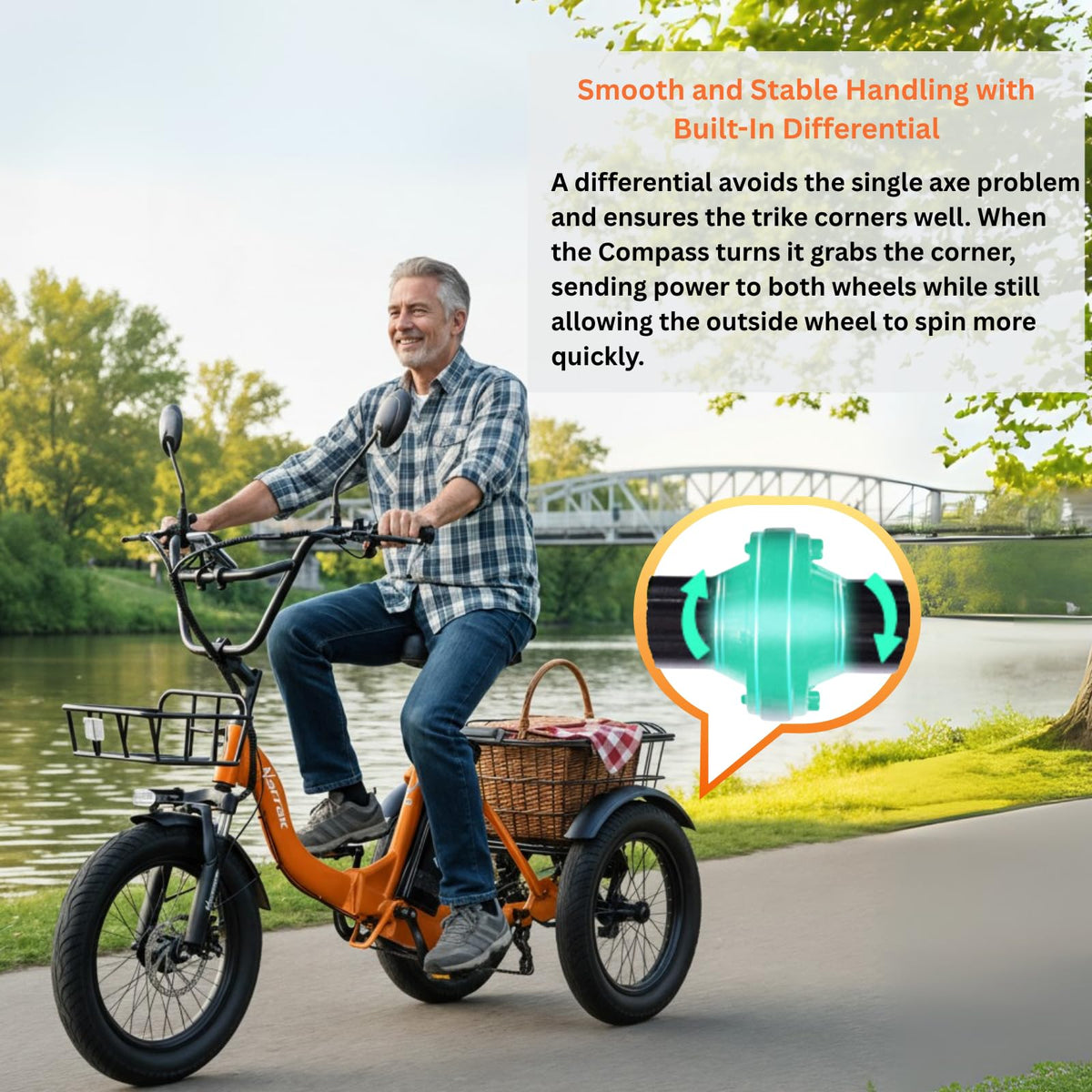 Fat Tire Folding Electric Tricycle R51982