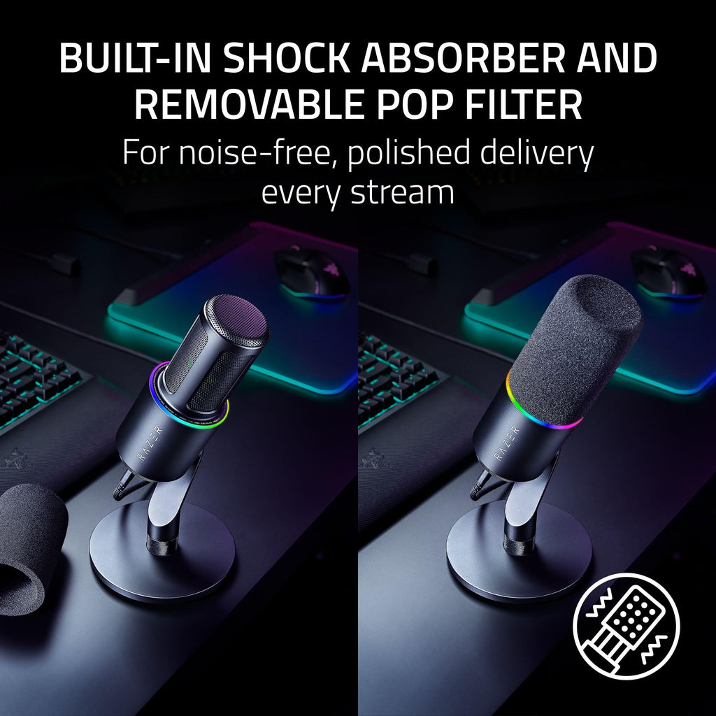 Black Dynamic USB Type C & XLR Microphone G143905
