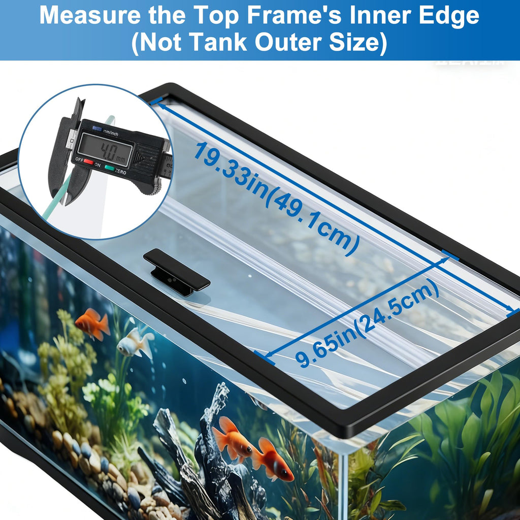 Clear Tempered Glass Aquarium Lid H9687