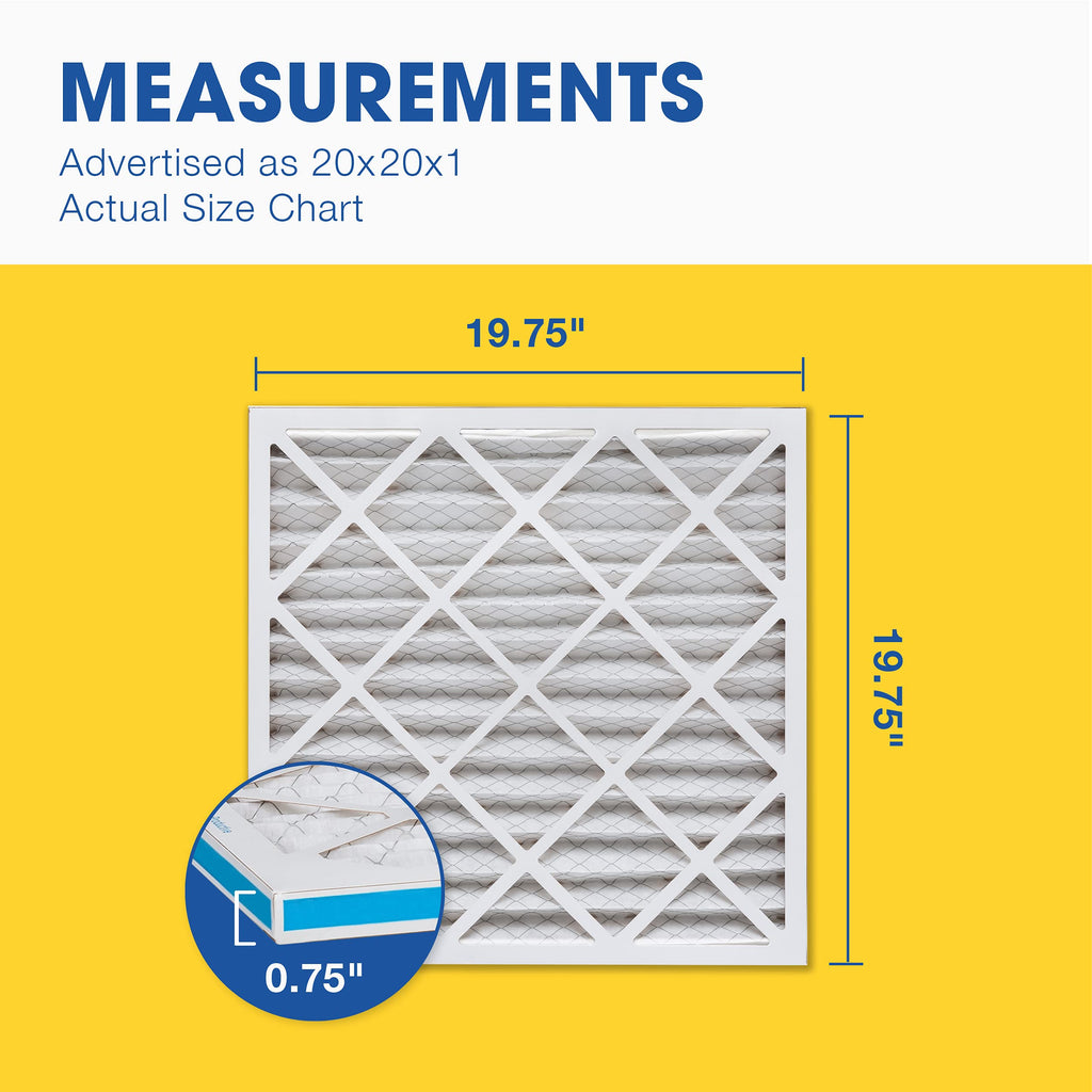 20-Inch 3-Speed Box Fan & 20x20x1 MERV 13 Pleated Air Filter 6 Pack A554305