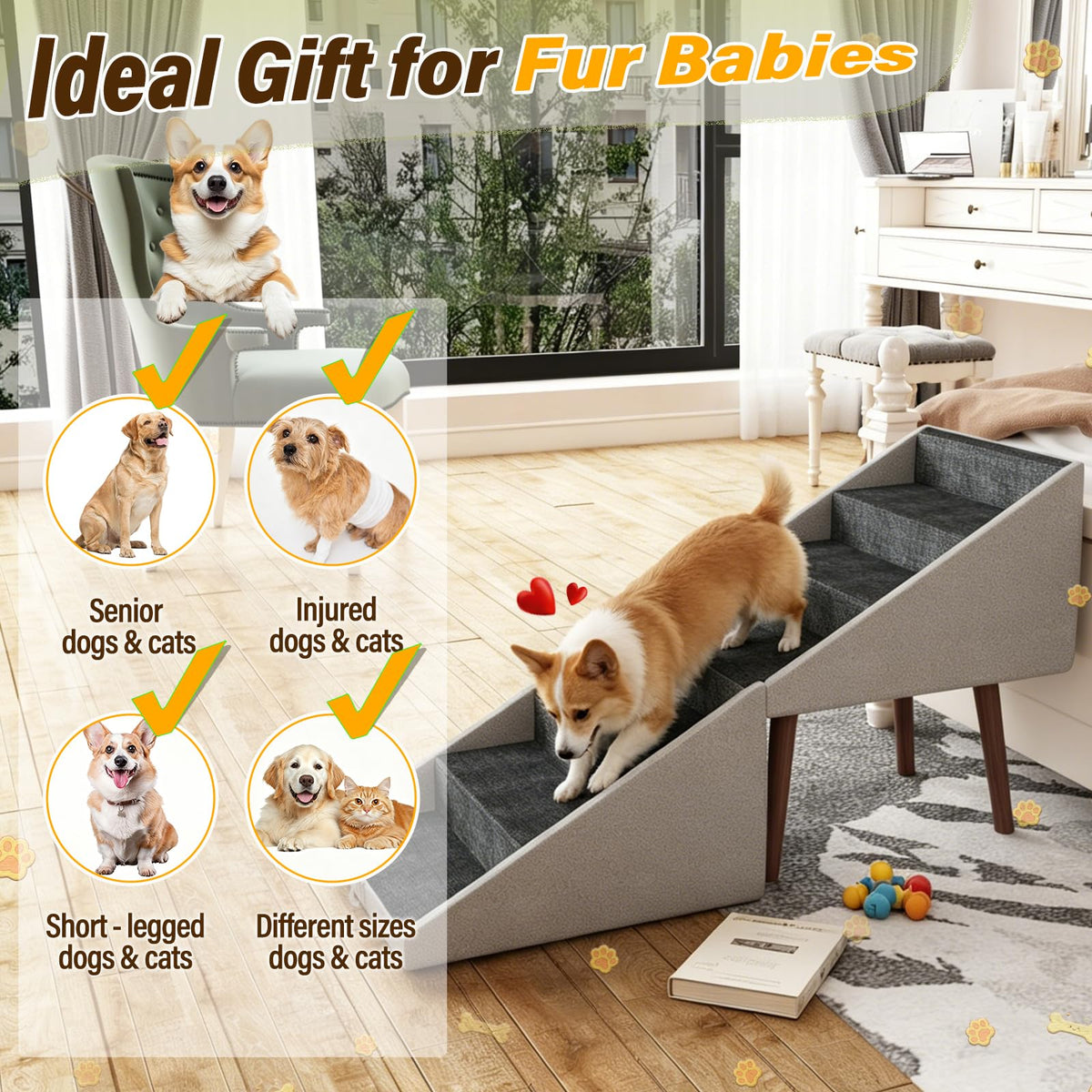 Ottoman Dog Stairs S98412