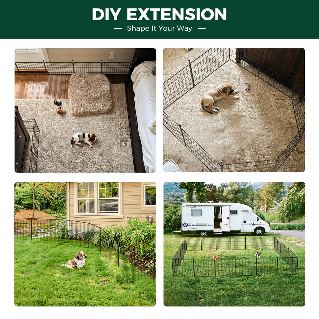 32" H 16 Panels Dog Playpen W37293