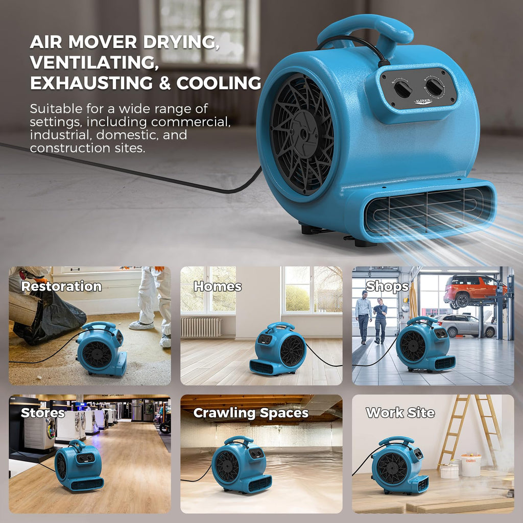 3 Speed Floor Drying Fan H572