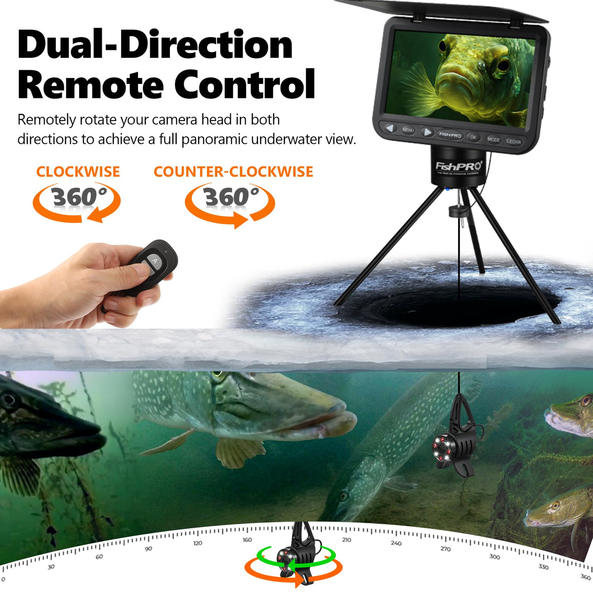 Underwater Fishing Camera Tripod T341628