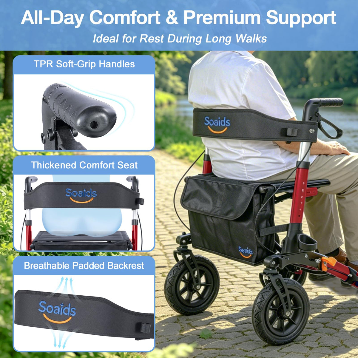 All Terrain Walker with 10" Pneumatic Tires K720410