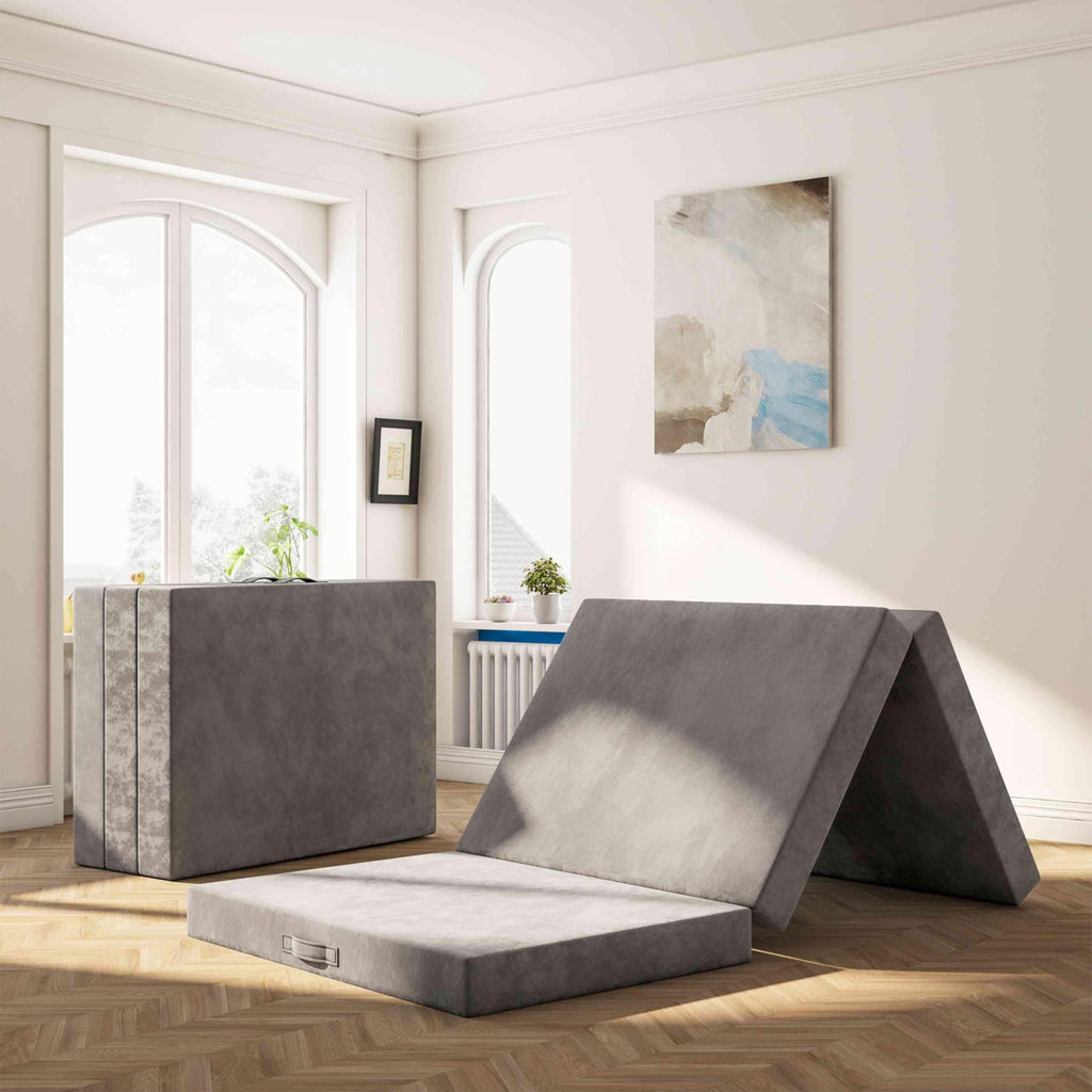 4 Inch Twin Tri-Fold Mattress Topper O480551