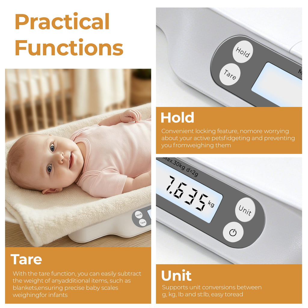 Digital Baby Scale with Removable Tray E77865