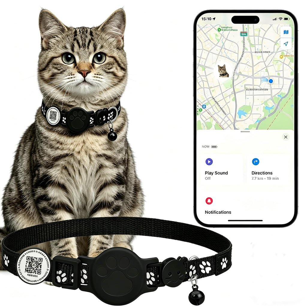 Waterproof QR Code GPS Cat Collar N599