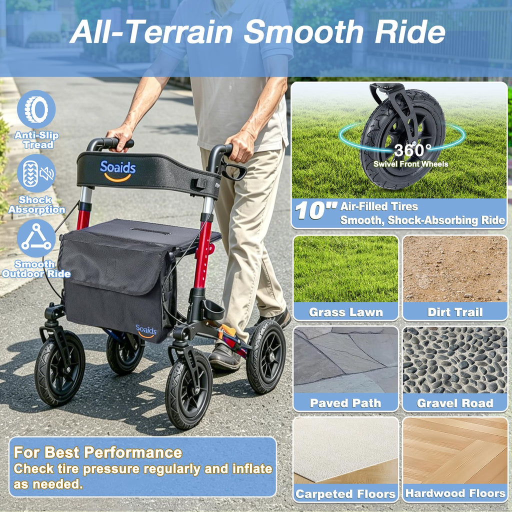 All Terrain Walker with 10" Pneumatic Tires K720410