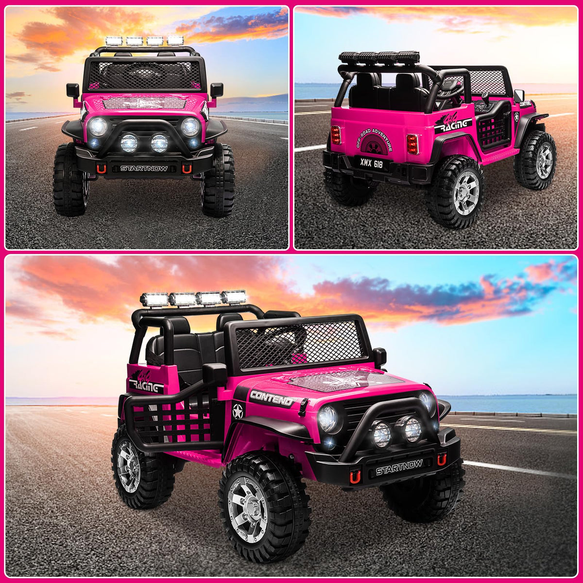 2 Seater Electric Car for Kids with Parent Remote S457