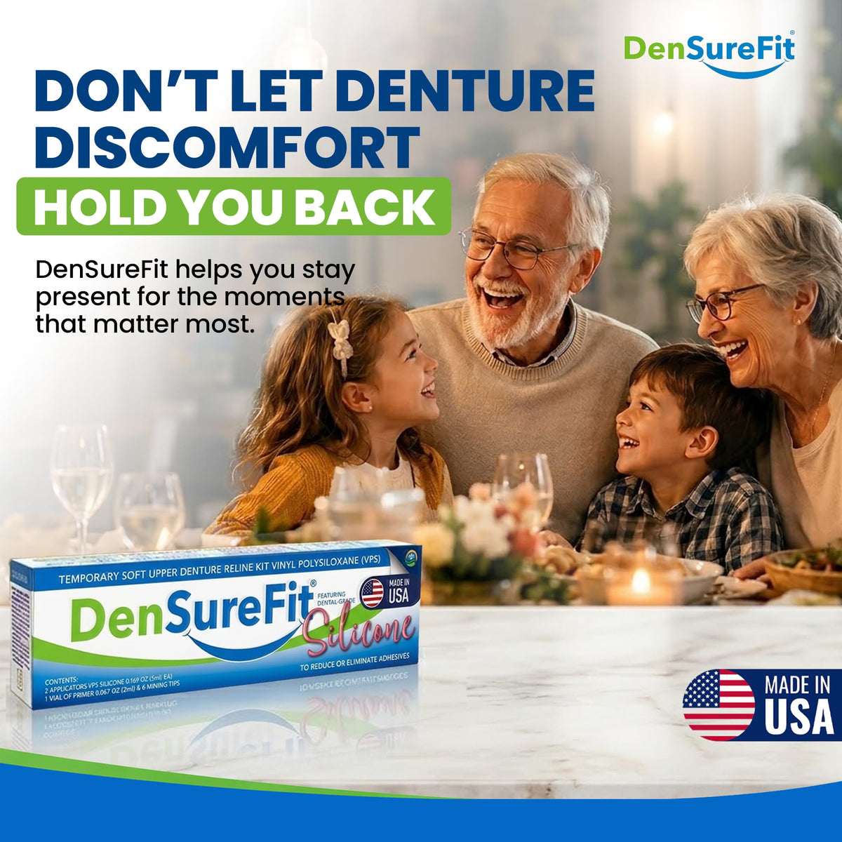 Soft Silicone Denture Reline Kit C4622