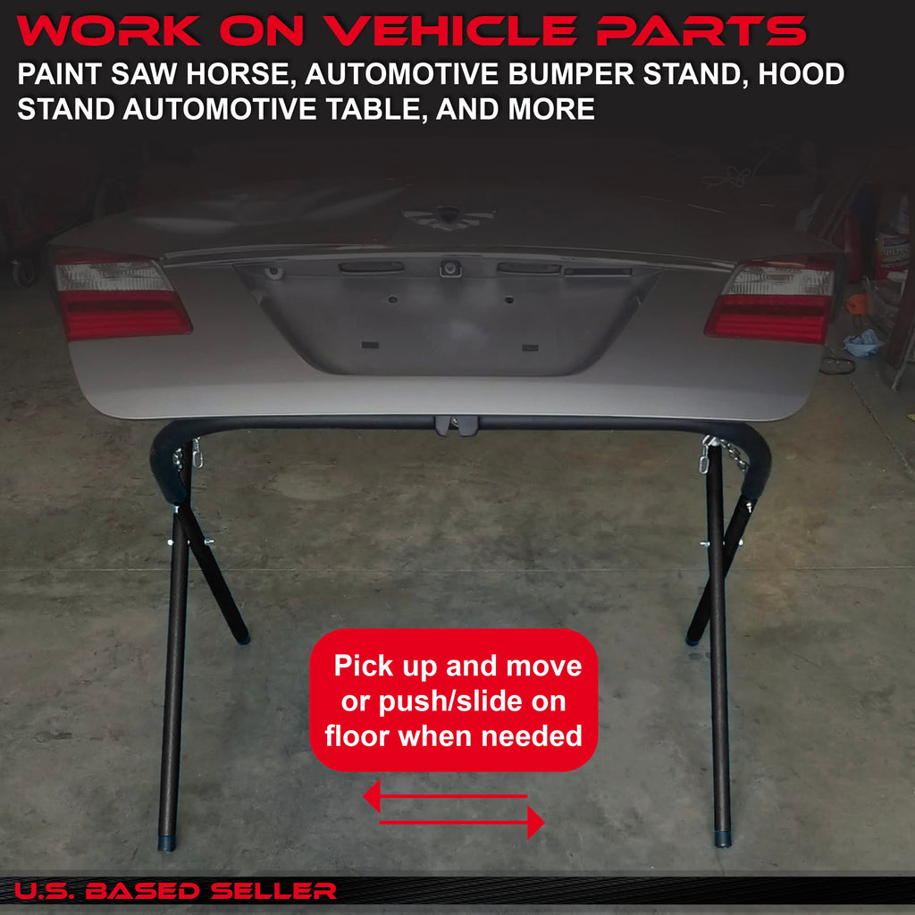 Folding Work Stand 2pk 2000lb Capacity Portable Workbench U70412