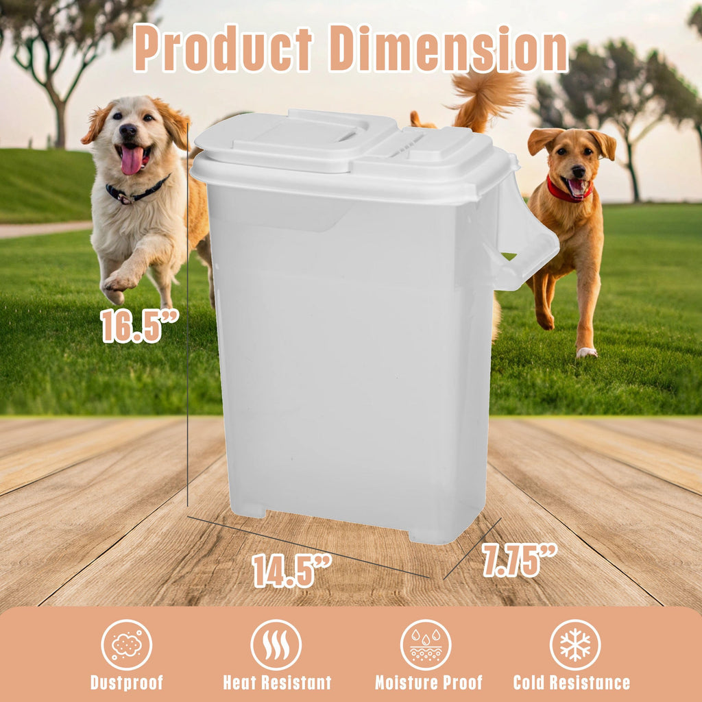 Airtight Pet Food Storage Container 32 Quart with Pour Spout M541137