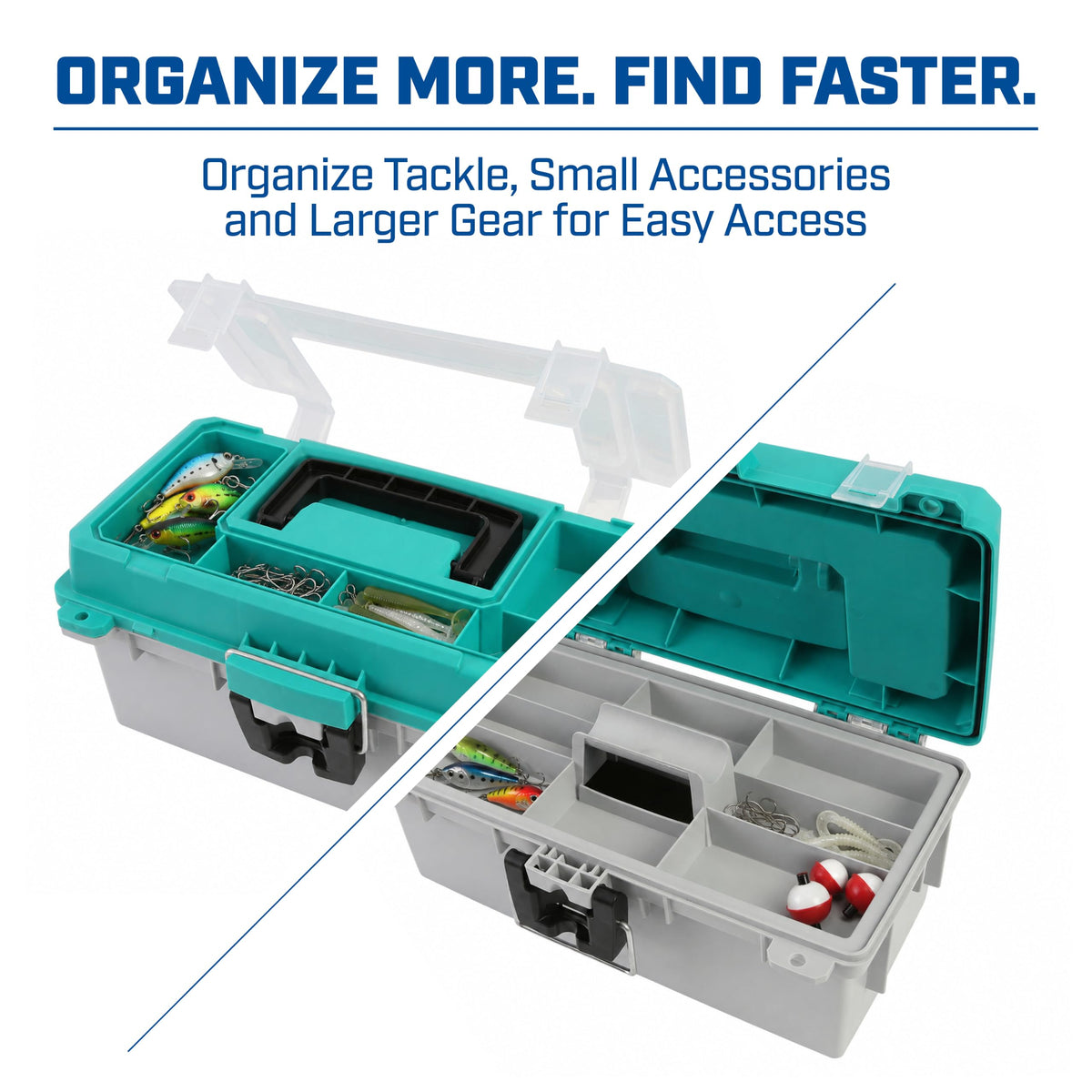 13" Tackle Box with Lift Out Tray F972