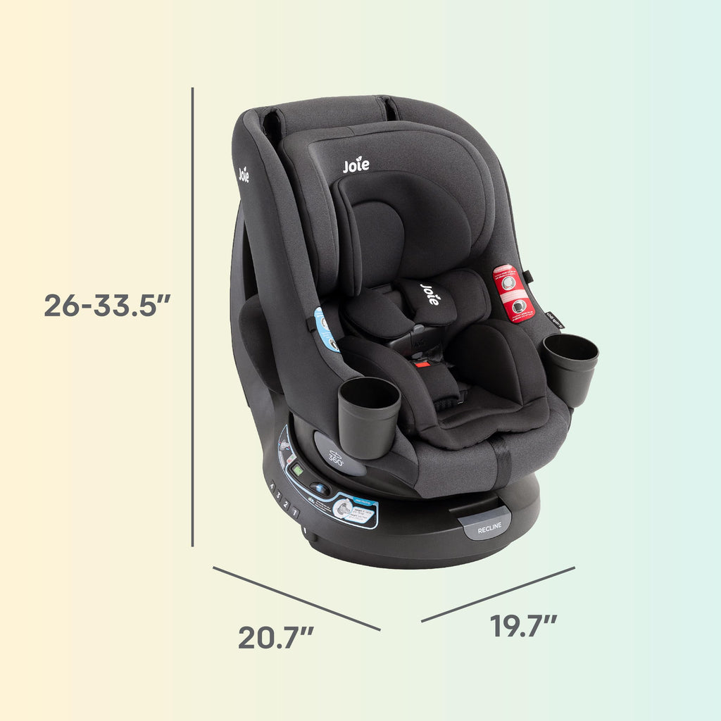 2-in-1 Rotating Convertible Car Seat B194