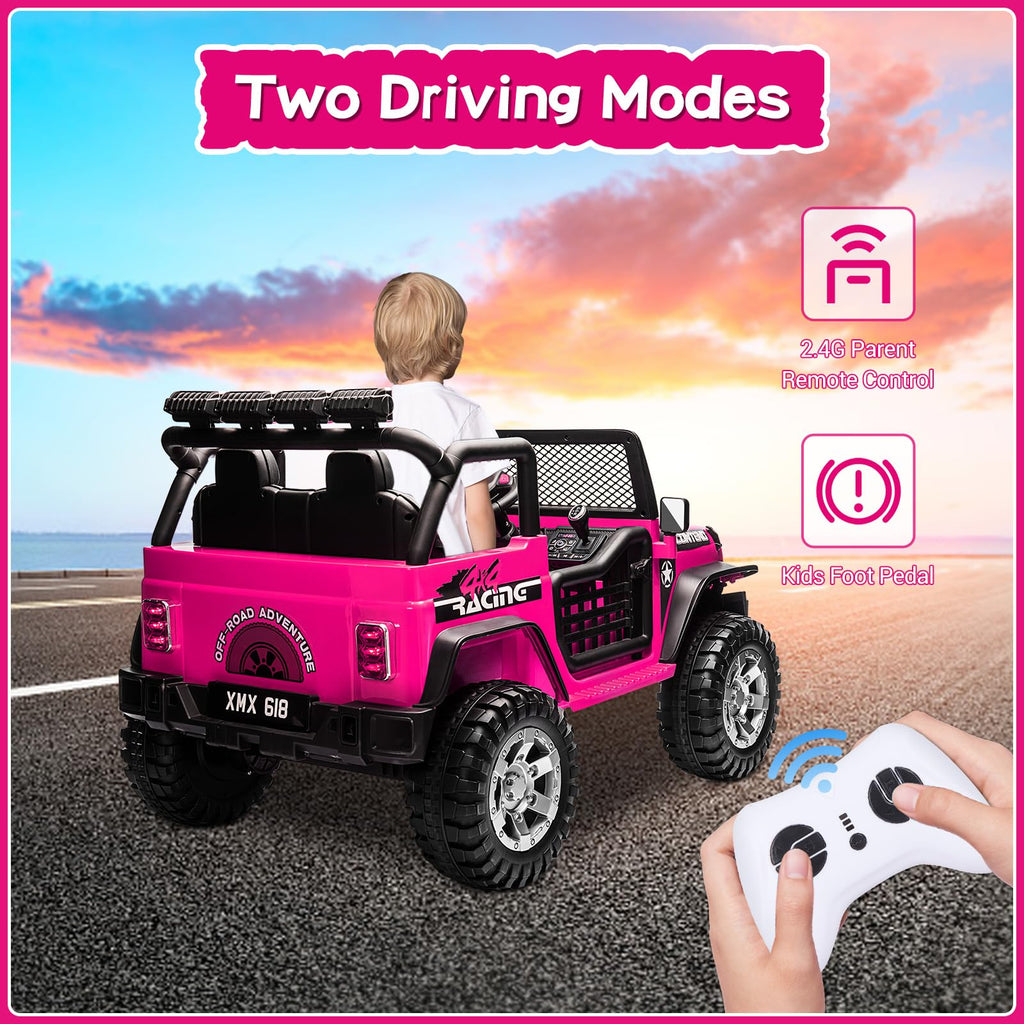 2 Seater Electric Car for Kids with Parent Remote S457