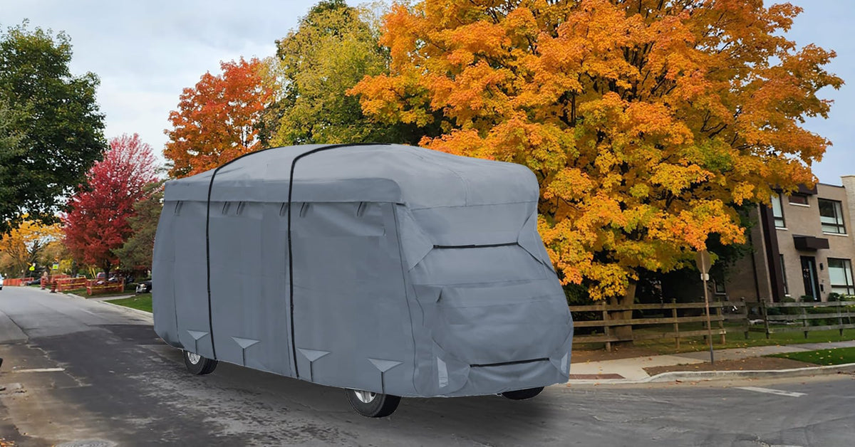23'-26' Water-Resistant Heavy Duty RV Cover S9899