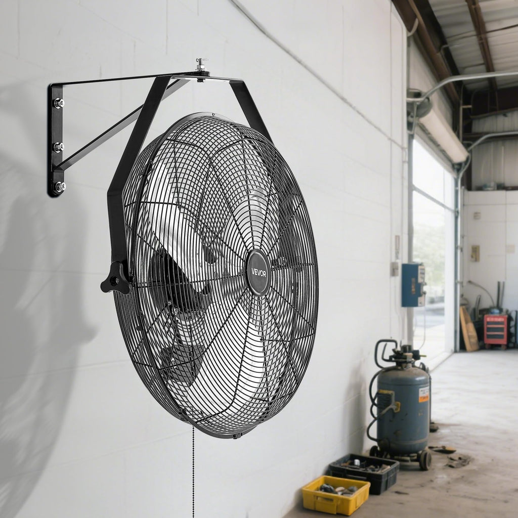 20 Inch Industrial Wall Mount Fan 3 Speeds B7674